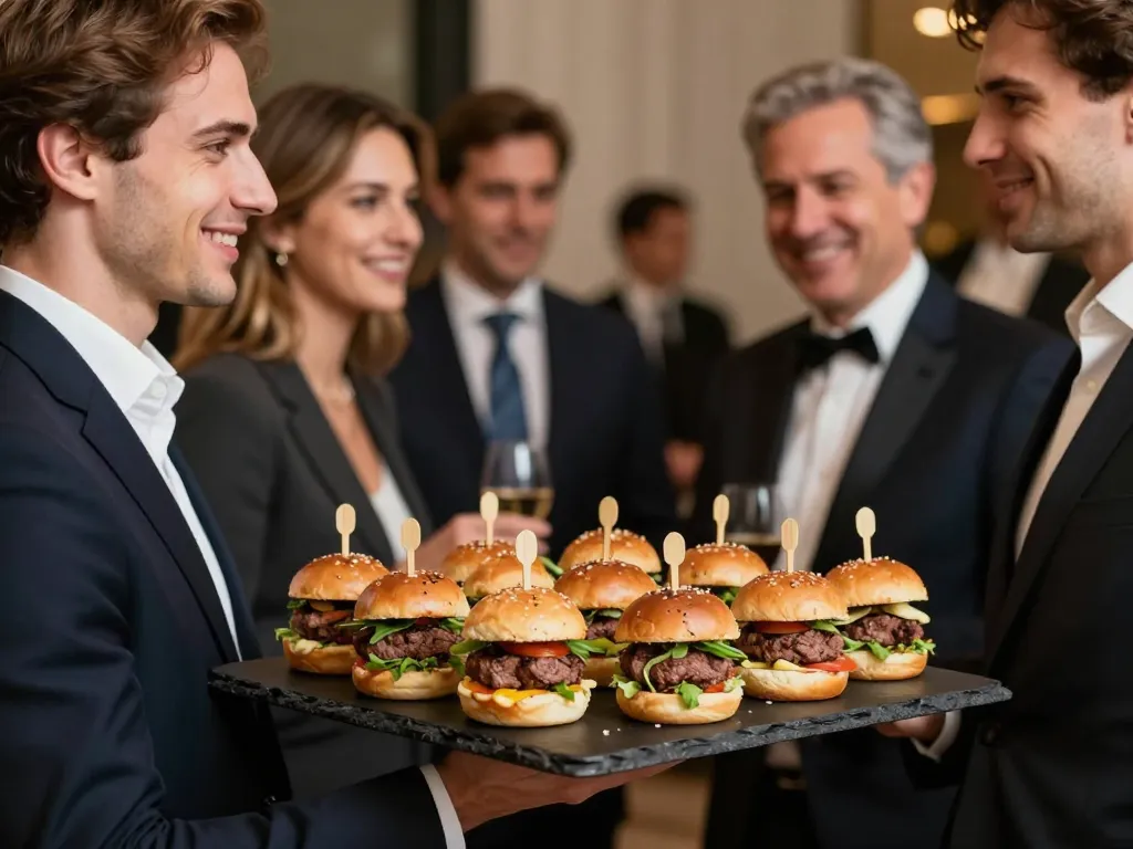 Mini-burgers gourmands