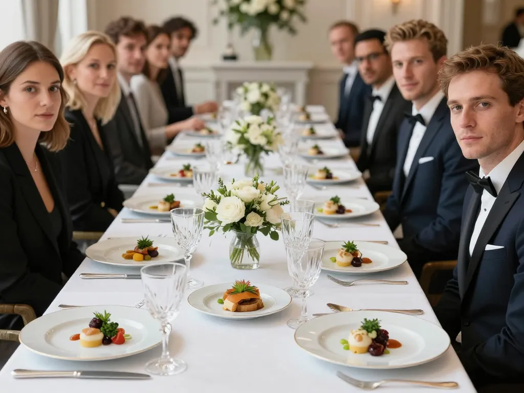 Dressages d'assiettes